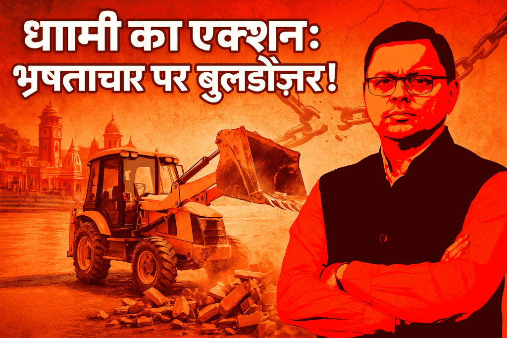 धामी का एक्शन
