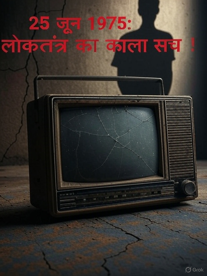 आपातकाल का काला सच: 25 जून, 1975