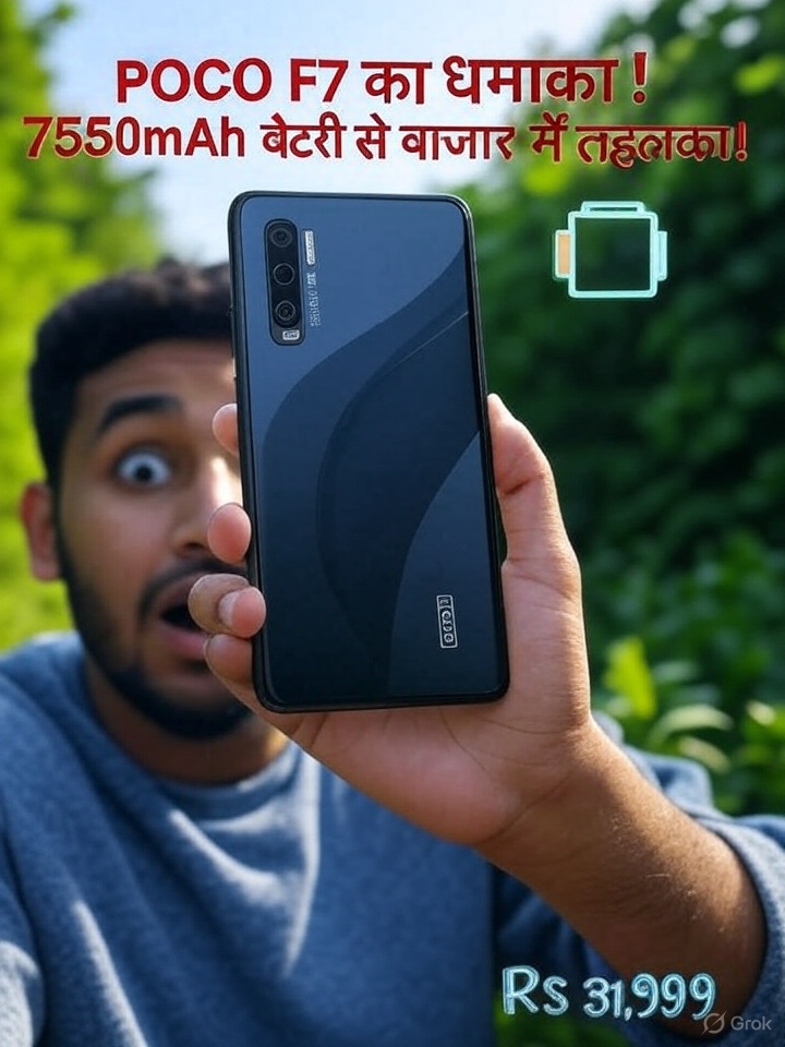 POCO F7 लॉन्च