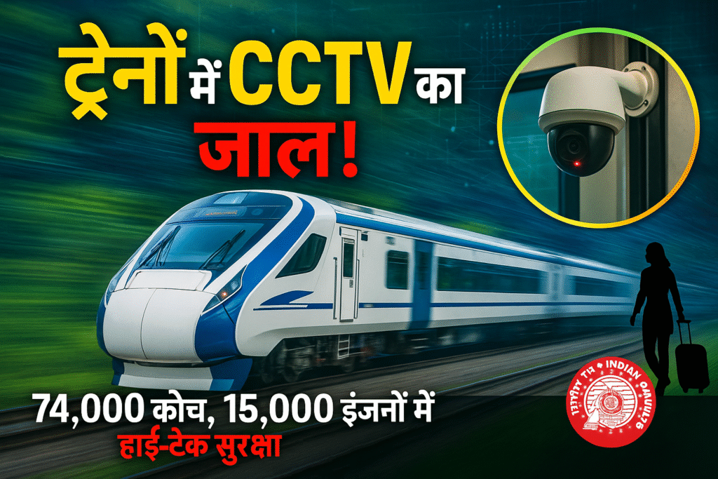 ट्रेनों में CCTV का जाल!
