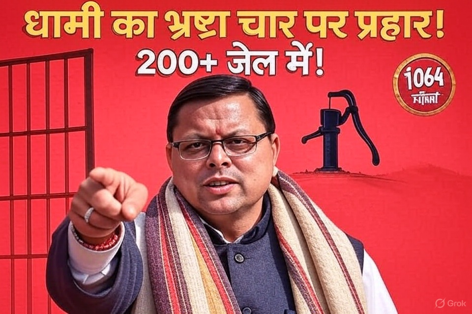 धामी का भ्रष्टाचार पर प्रहार!