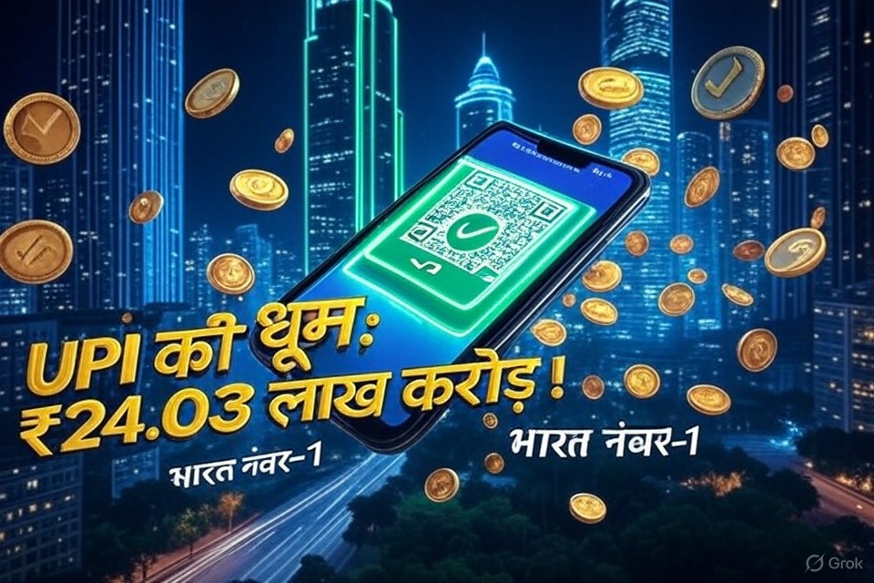 UPI की धूम: ₹24.03 लाख करोड़!