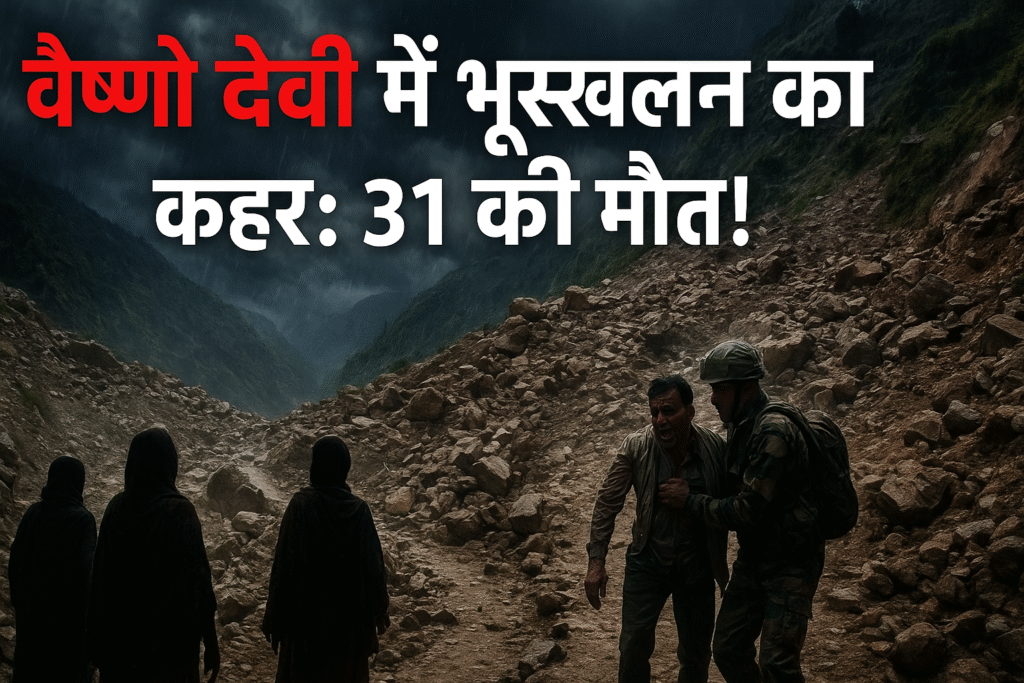 वैष्णो देवी में भूस्खलन का कहर: 31 की मौत!